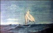 Charles McAtee has photos a painting of a sea scene that Smith made
while in the Kansas state penitentiary at Lansing.