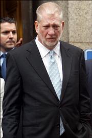 Former WorldCom CEO Bernard Ebbers leaves federal court July 13 after being sentenced for his role in the collapse of WorldCom in an accounting fraud. A judge sentenced him to 25 years in prison, the toughest sentence yet in a string of recent corporate scandals.
