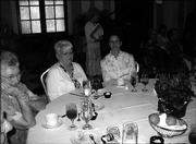 From left, Glenda Stevens, Cathy O'Donnell and Elaine Marra attend the Volunteer and Student recognition luncheon June 11 in the Crystal Room of the Eldridge Hotel. The luncheon was given for volunteers and students of the Dole Institute of Politics.