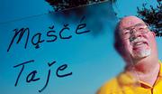 Robert Rankin, a retired Kansas University linguistics professor, is compiling a dictionary and grammar of the Kansa, or Kaw, Indians. Written on a piece of glass in front of Rankin are the Kaw words for hot weather, at top, and wind.