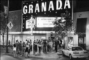 A line forms outside The Granada, 1020 Mass., before a concert. After a 60-year history as a movie theater, the venue now attracts touring headliners.