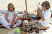 Christie Brinkley is returning as a CoverGirl model, but this time it's a family affair with daughter Sailor and son Jack.