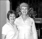Gwen Dobson, president of the University Women's Club, and Janis Hutchison, president-elect, are shown in this July file photo.