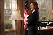In this undated publicity photo released by ABC TV, Geena Davis portrays Mackenzie Allen, the 45-year-old vice president who becomes the first female U.S. president in the new ABC series "Commander In Chief," which premiered Tuesday.
