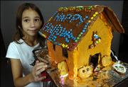 Mikkayla Kunkle, a sixth-grader at Cordley Elementary School, made the Desserts to Die For: Haunted House.