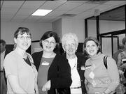 From left, Margie Lang, Susan Ralston, Gail Griffin and Debbie Pitts attend Trinity Episcopal Church's 10th annual Progressive Dinner. The Oct. 16 event was attended by more than 100 people.