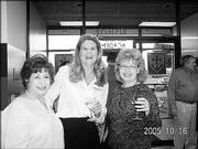From left, Fifi Paden, Ellen Wolfe and Lynn Segebrecht attend Trinity Episcopal Church's 10th annual Progressive Dinner on Oct. 16.