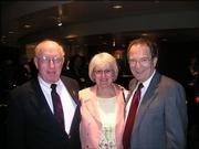 Dick and Nancy Pratt, left, of Topeka, and Steve Hedden, dean of the Kansas University School of Fine Arts, attend the school's sixth annual Collage fundraising reception. The event was Sept. 16 at the Lied Center.