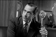 David Strathairn portrays Edward R. Murrow in "Good Night, and Good Luck." The movie is named after the phrase the CBS journalist used to sign off during his acclaimed news shows in the 1950s.