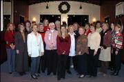Members of the Express Network of the American Business Women's Assn. had a holiday luncheon Dec. 2 at Maceli's. From left are Roberta Richey, Shannon Abrahamson, Laura Tiffany, Connie Ingle, Carol Hester, Jenny Hohman, Betty Markley, Dee Bisel, Kendra Hatfield, Bobette Puderbaugh, Audrey Taylor, Connie Warkins, Janis Stewart, Dannette Umholtz, Gina Pacumbaba-Watson, Lisa Johnson, Sarah Klingele and Peggy Leslie.