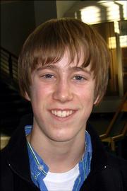 <strong>Kevin Frantz,</strong>
sophomore,
Free State
"John Brown because of his fight against slavery and the legacy he left behind."