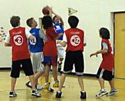The Hoosiers and Wildcats fight for the rebound Saturday. The Wildcats won that battle and the game, 47-19.