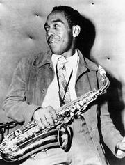 Jazz artist Charlie Parker is shown on the bandstand at Billy Berg&squot;s Club in Hollywood, Calif., in this 1945 photo. The book "America in So Many Words" traces the usage of cool to the 1940s. In 1947, the Charlie Parker Quartet recorded "Cool Blues."