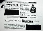 Bogus coupons have been circulating by email offering money off of popular household items such as Pepsi, Oil of Olay and Tide. While the bar codes on the coupons work they are not authentic company coupons.