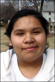 <strong>Taylor Smith</strong>, freshman, Central Junior High School
"I could add some color to it by painting the walls. Just plain white is too boring."
