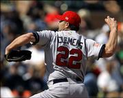 Team USA starting pitcher Roger Clemens throws against Team South Africa during the first inning of their World Baseball Classic game in Scottsdale, Ariz., Friday March 10, 2006.