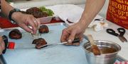 Detail shot of The Slabs' chicken entry in the Sertoma BBQ Contest. The Saturday afternoon event at was held at Broken Arrow Park.