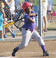 Raptor Austin Downing just misses the pitch in his third at-bat on Thursday against the Bulls. With two home runs already under his belt, Downing settled for a single in the at-bat.