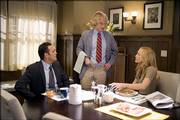 Carl (Matt Dillon), left, permanent houseguest Dupree (Owen Wilson) and Carl&squot;s wife, Molly (Kate Hudson), enjoy breakfast in the comedy "You, Me and Dupree."