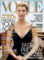 Vogue's August 2006 cover features 41-year-old Linda Evangelista, who is pregnant. While the modeling industry typically concentrates on youth, the supermodels of the'90s aren't disappearing from the scene.
