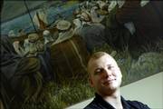 Jason Jenicke, a Lawrence painter, has been commissioned by the St. James Catholic Academy in Lenexa to create paintings throughout the church.