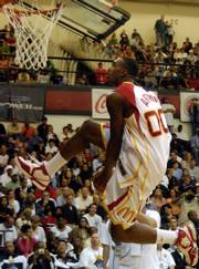 Darrell Arthur had a couple of impressive slams during the McDonald's All-American game's dunk contest.