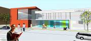 A proposal led by Lawrence business man Doug Compton proposes building a two-story library at the northeast corner of Ninth and New Hampshire streets.