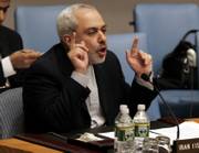 Iran's U.N. Ambassador Javad Zarif denounced the U.N. Security council Saturday for imposing sanctions on Iran for its nuclear program.