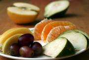 Fruit can be the key to healthier eating throughout the day. Buying smaller pieces of fruit, eating a few slices at a sitting instead of the whole fruit and making fruit the focus of dessert will help any diet.