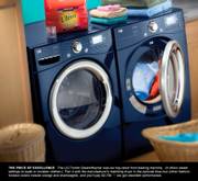 LG offers a top-rated front-loading machine, according to Consumer Reports. It's shown here with its matching dryer.