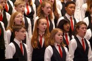 Members of the Lawrence Children's Choir perform a concert in 2006. The group will give its spring concert, with the Choristers and special guests Lawrence High School Chorale and Free State High School Chamber Singers, at 5 p.m. March 3 at Lawrence High School, 1901 La.