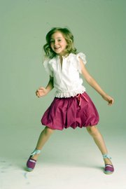 Designer Lucy Sykes makes boys clothes that she'd like to see her own son wear or a recreation of the bubble skirt that was all over the runways for spring.