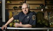 Firefighter Jeff Brause is photographed Tuesday at the Howell, Mich., fire department. Brause had a heart attack in 2004 while responding to a house fire. Firefighters face a far greater risk of dying of heart problems while battling a blaze than was thought, suggests a large U.S. study that offers more evidence of their need to stay in shape.