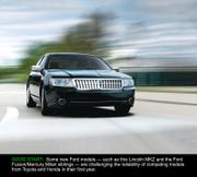 Some new Ford models - such as this Lincoln MKZ and the Ford Fusion/Mercury Milan siblings - are challenging the reliability of competing models from Toyota and Honda in their first year.
