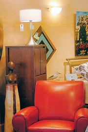 Blue Heron, 921 Mass., offers eclectic furniture styles and also major lines such as La-Z-Boy, Norwalk, Natuzzi (Italian leather), Rowe and Simmons BeautyRest mattresses.