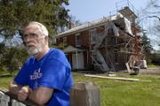 Dennis Dailey and his wife, Judy, who own the historic brick structure known as the Robert Miller House, 1111 E. 19th St., are restoring the house built in 1858. The house is on the National Register of Historic Places, which allowed the Daileys to apply for grants to help pay for the restoration work. The project's cost is $160,000, and $90,000 of it is being paid with a grant from the Kansas Heritage Trust Fund.