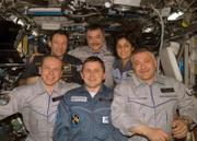 Charles Simonyi, front row center, is a recent client of Space Adventures. He was aboard the international space station April 12.