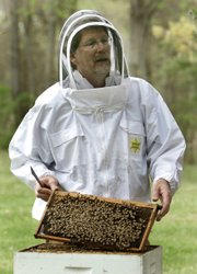 Jeff Pettis, the top bee scientist at the USDA's Bee Research Laboratory, is working to track down the mysterious killer that is threatening honeybees. About one-third of the human diet comes from insect-pollinated plants, and honeybees are responsible for handling 80 percent of their pollination, USDA says.
