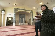 Naseem Badat, right, a member of the Islamic Center of South Jersey, and her husband, Ismail Badat, say several of the six men accused of plotting to kill U.S. soldiers at Fort Dix Army base regularly attended Friday prayer services at the mosque in Palmyra, N.J.