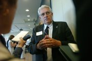 House Speaker Melvin Neufeld says he wants more emphasis on Kansas from the $800 million, 10-year plan to help Kansas University Medical Center expand staff and facilities. Neufeld said the plan "ignores" KUMC&squot;s Wichita campus. The plan was announced Tuesday at the Kansas Life Sciences Innovation Center in Kansas City, Kan.