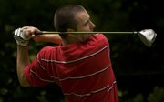 Conrad Roberts competes in the LAGA golf championships. Roberts won the men's title Sunday at Alvamar Golf Course.