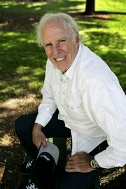 Actor Bruce Dern sits at a park near his home in Pasadena, Calif. Dern, who has starred onscreen in "Coming Home," "The Cowboys," "Monster" and TV&squot;s "Big Love," recently released a new memoir, "Things I&squot;ve Said, But Probably Shouldn&squot;t Have."