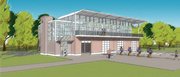 Kansas University Athletic officials hope to build a $6 million boathouse for the KU rowing team at Burcham Park. Lawrence city commissioners on July 17 approved moving ahead on negotiations to lease a portion of the park to KU for the project, illustrated above.