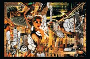"Pixelated Woman" is one of the many collage pieces being presented by Alec Joler at his debut art and film show. Joler&squot;s videos, films, comics and paintings also will be on display.
