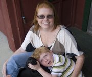 Donna Conrad, 27, shown with her son, Wesley, 4, underwent major surgery to correct a rare brain disorder known as Chiari malformation.