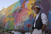 File photo: Artist David Loewenstein's mural honoring black Kansans was unveiled Wednesday Sept. 17, 2007.
