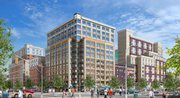 This artist's rendering supplied by the New York City Housing Development Corporation shows one of the Boricua Village apartment buildings being planned as teachers' housing in the Bronx. The teachers' pension fund has purchased government bonds to finance the building of more than 200 affordable apartments.