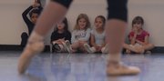 A group of young dancers watches others perform during "The Snow Queen" 2007 rehearsals. This year, the show is being produced for the third time by the Lawrence Arts Center, though for the first time in three years.