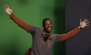 Philadelphia shortstop Jimmy Rollins showboats during a television interview after he was named National League MVP. Rollins edged Colorado's Matt Holliday for the honor Tuesday.
