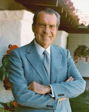 Richard Nixon is depicted as a brilliant tactician who "exploited the country&squot;s hates and fears in the service of consolidating his own political base" in author Rick Perlstein&squot;s new book, "Nixonland."